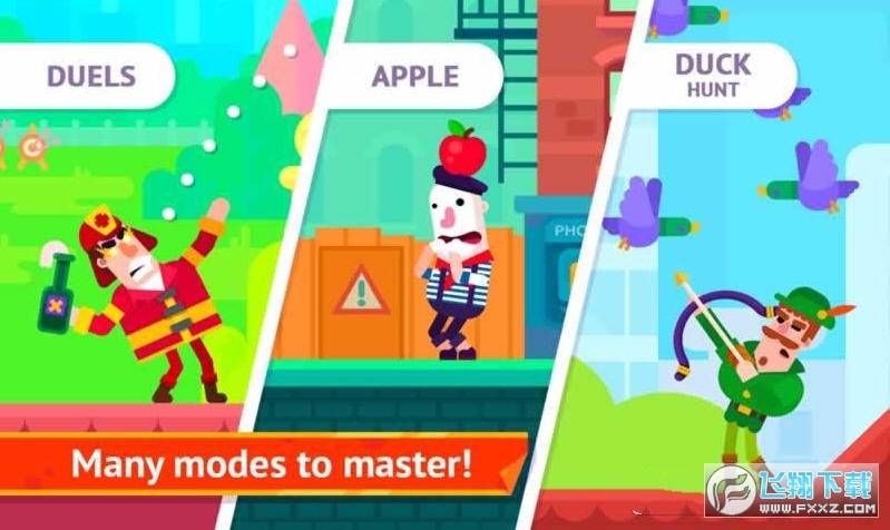 Bowmasters(弓箭手们无限金币钻石破解版人物全解锁)