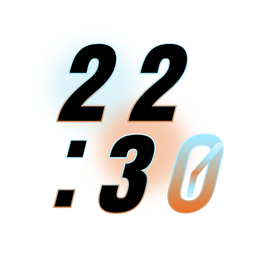 手机桌面数字时钟