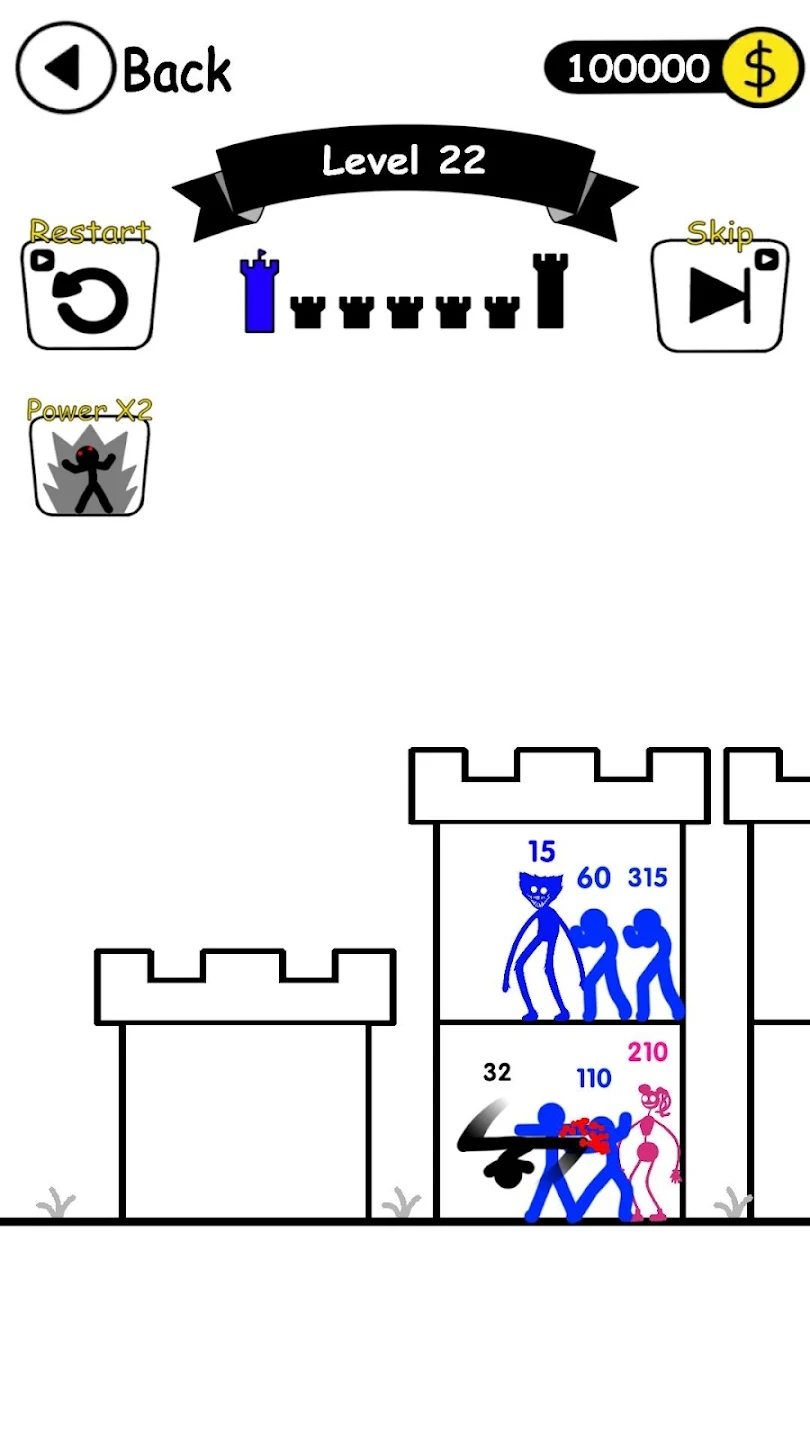 火柴英雄战争塔防游戏安卓版