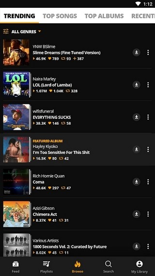 audiomack中文音频5.1.1安卓下载 v5.1.1