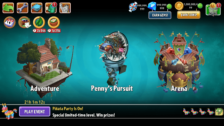 植物大战僵尸2全解锁高清破解版