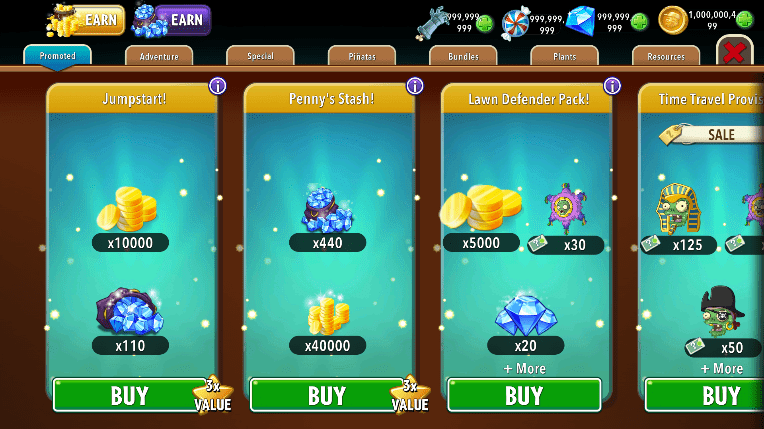 植物大战僵尸2全解锁高清破解版