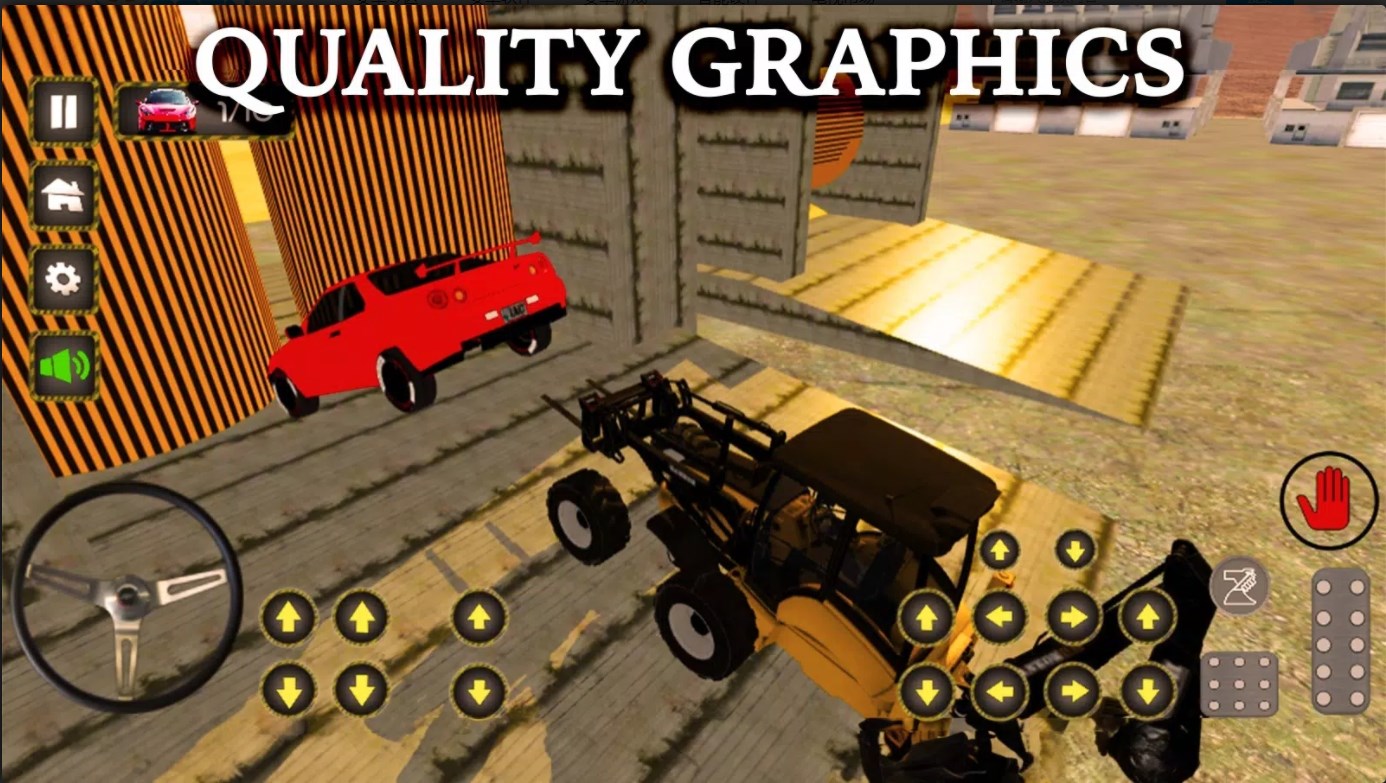 重型挖掘机起重机模拟器3D游戏中文最新版