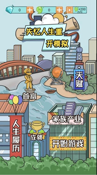 失忆人生重开模拟免费版