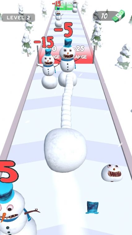 收集雪球跑游戏中文版