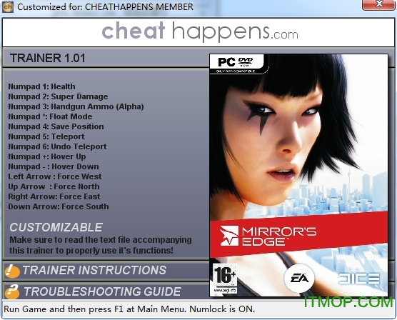 镜之边缘游戏八项修改器