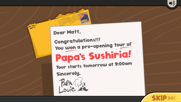 老爹寿司店ToGo英文版