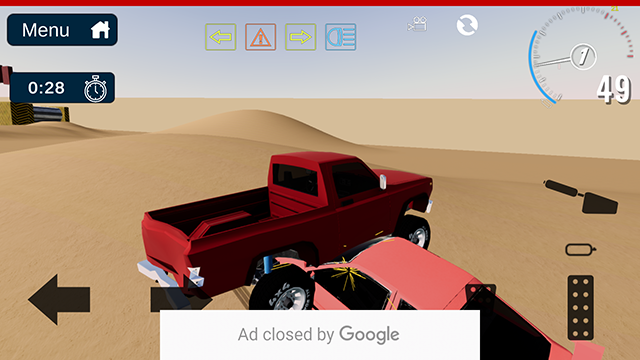 汽车碰撞模拟器沙盒游戏