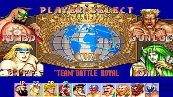 摔跤霸王街机游戏