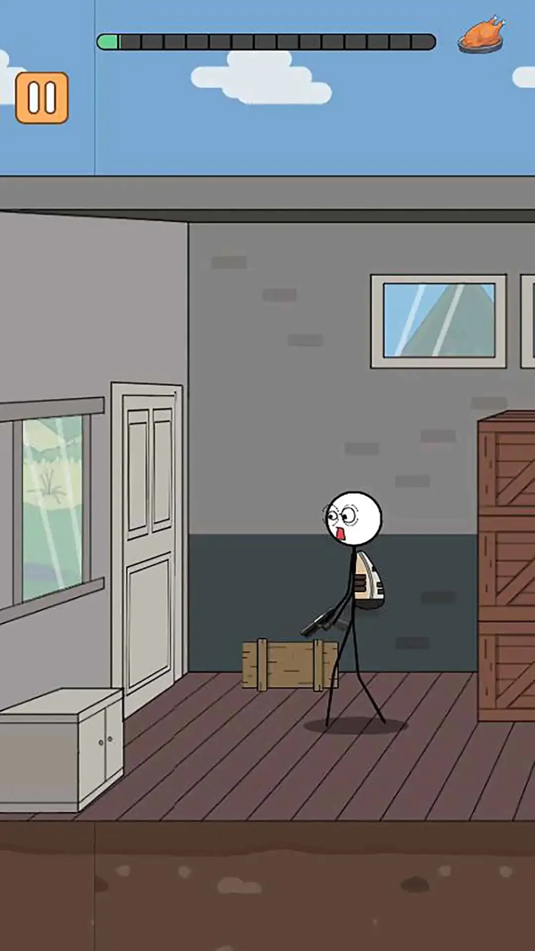 火柴人吃鸡逃亡篇