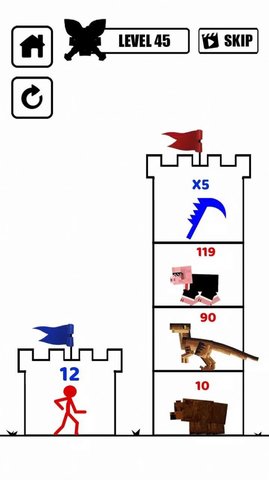 火柴人塔楼战争游戏无敌版
