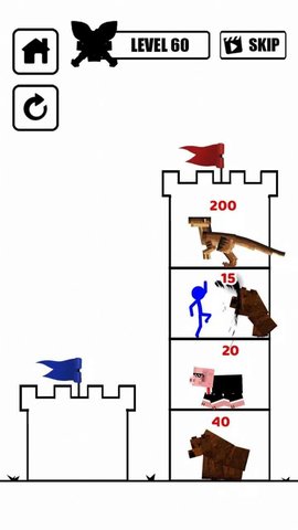 火柴人塔楼战争游戏无敌版