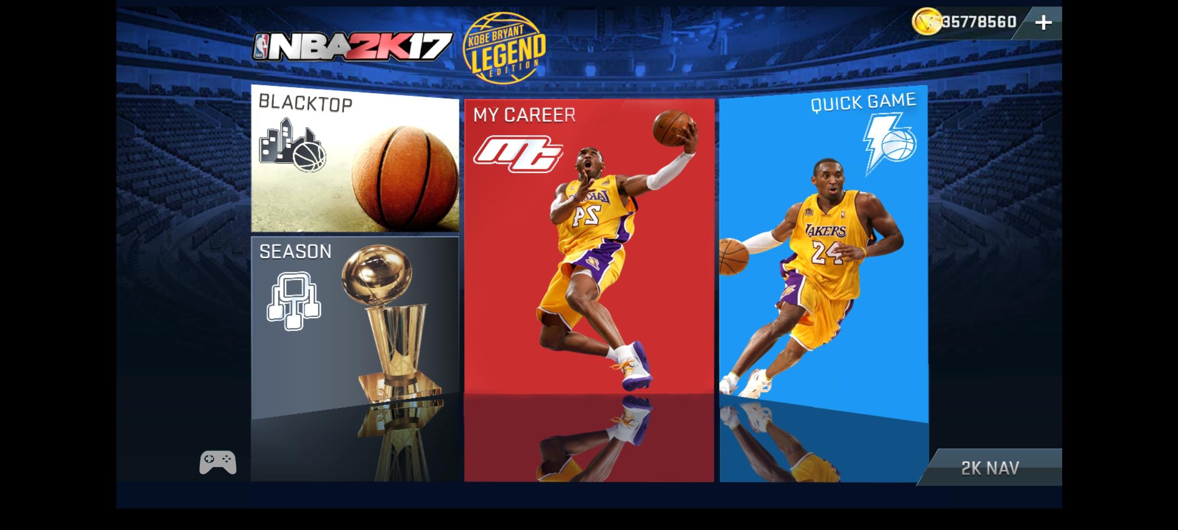 NBA2K传奇科比游戏安卓手机版