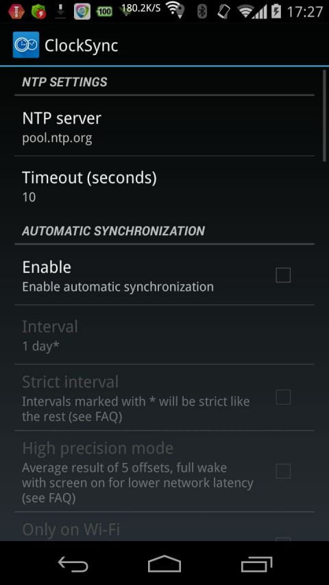 时间同步 ClockSync v1.2.6