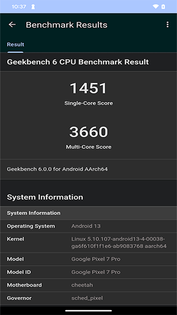 Geekbench 6手机跑分软件