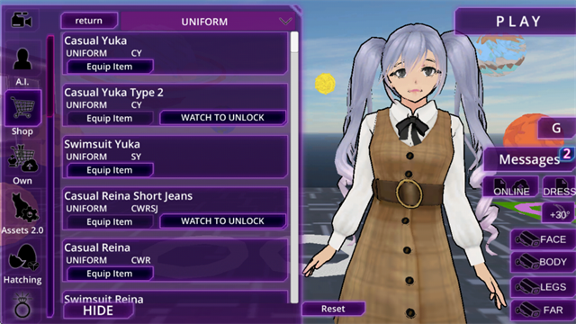 女子高中生沙盒