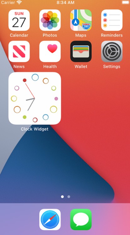 极简时钟万能小组件动态极简时钟快捷指令安卓版下载 v1.0