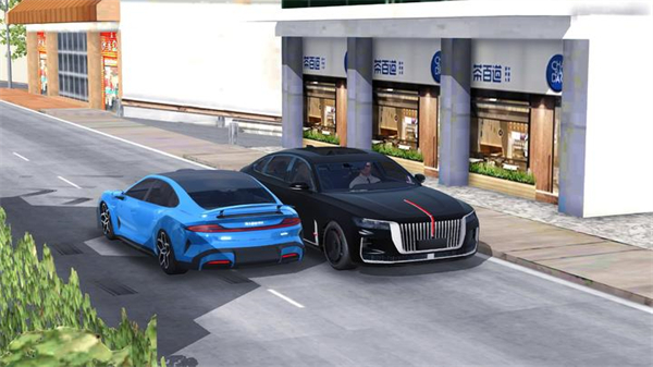 手动挡停车场红旗H9国风版