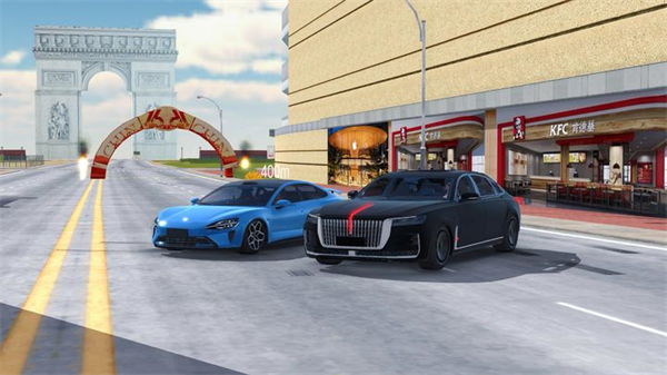 手动挡停车场红旗H9国风版