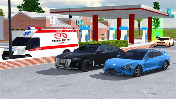 手动挡停车场红旗H9国风版