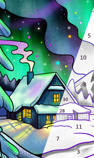 乐涂数字填色2024