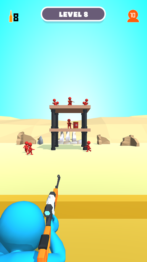火柴人狙击手火力掩护游戏免费版 v1.0