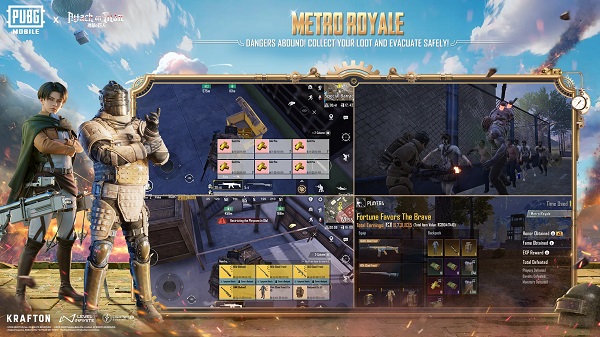 PUBG地铁逃生
