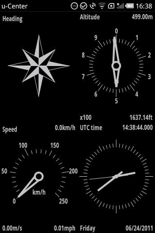 GPS信息中心 u-center v1.05