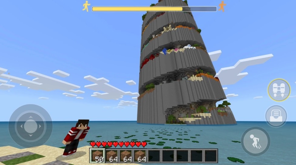 我的世界螺旋塔跑酷游戏中文最新版