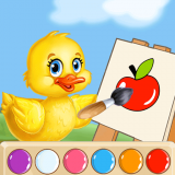 丑小鸭画画填色