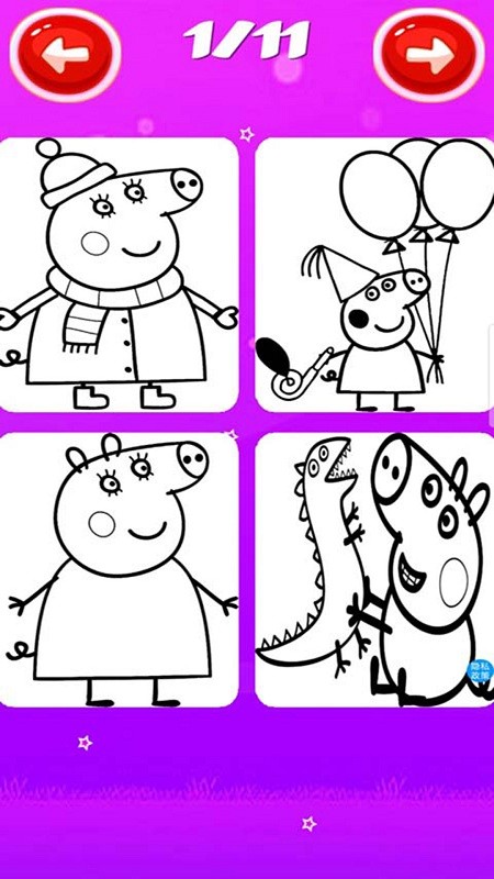 小猪佩奇涂鸦画本免费版