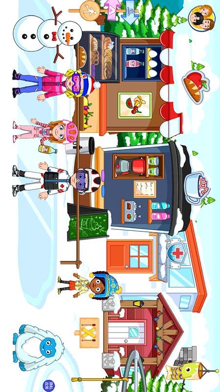 托卡迷你城市滑雪人