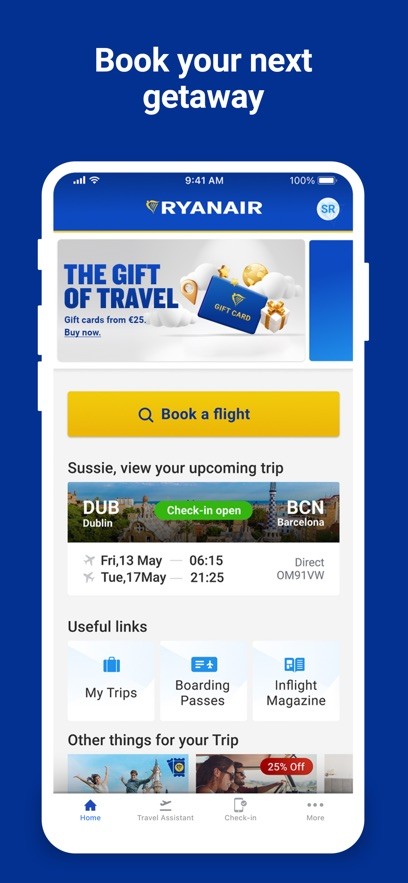 ryanair航空app