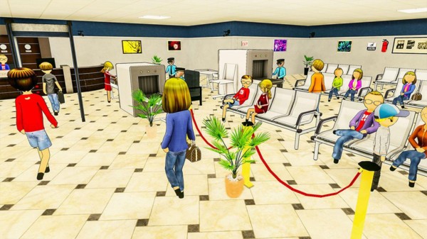 火柴人机场安检手游