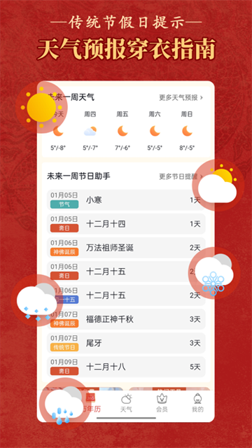 顺历老黄历日历