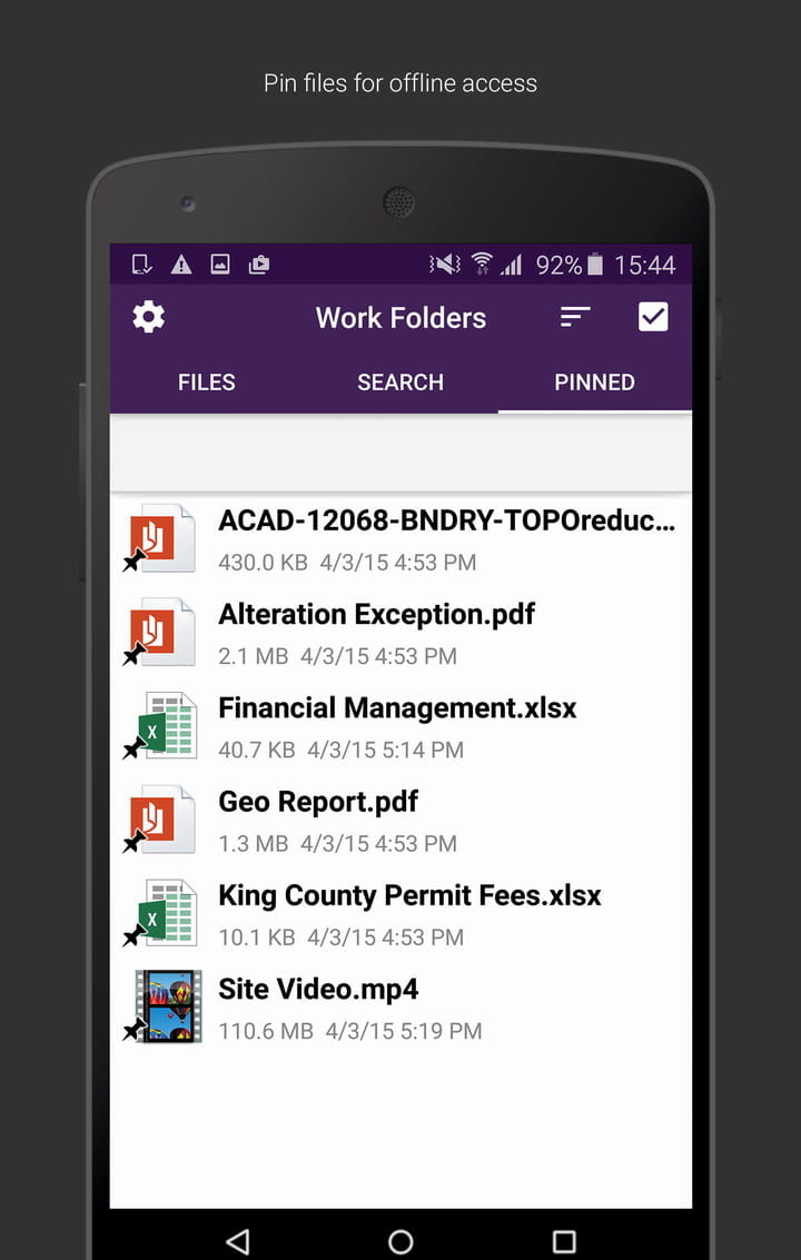 工作文件夹 Work Folders v2.1.0