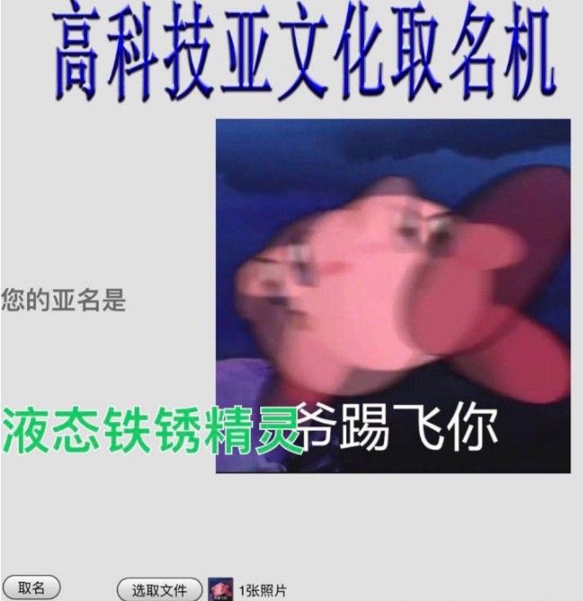 高科技亚文化取名机器APP免费版手机版 v1.0.0
