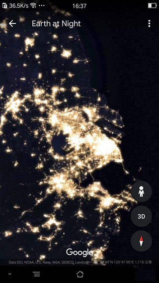 查看地球夜景截图6